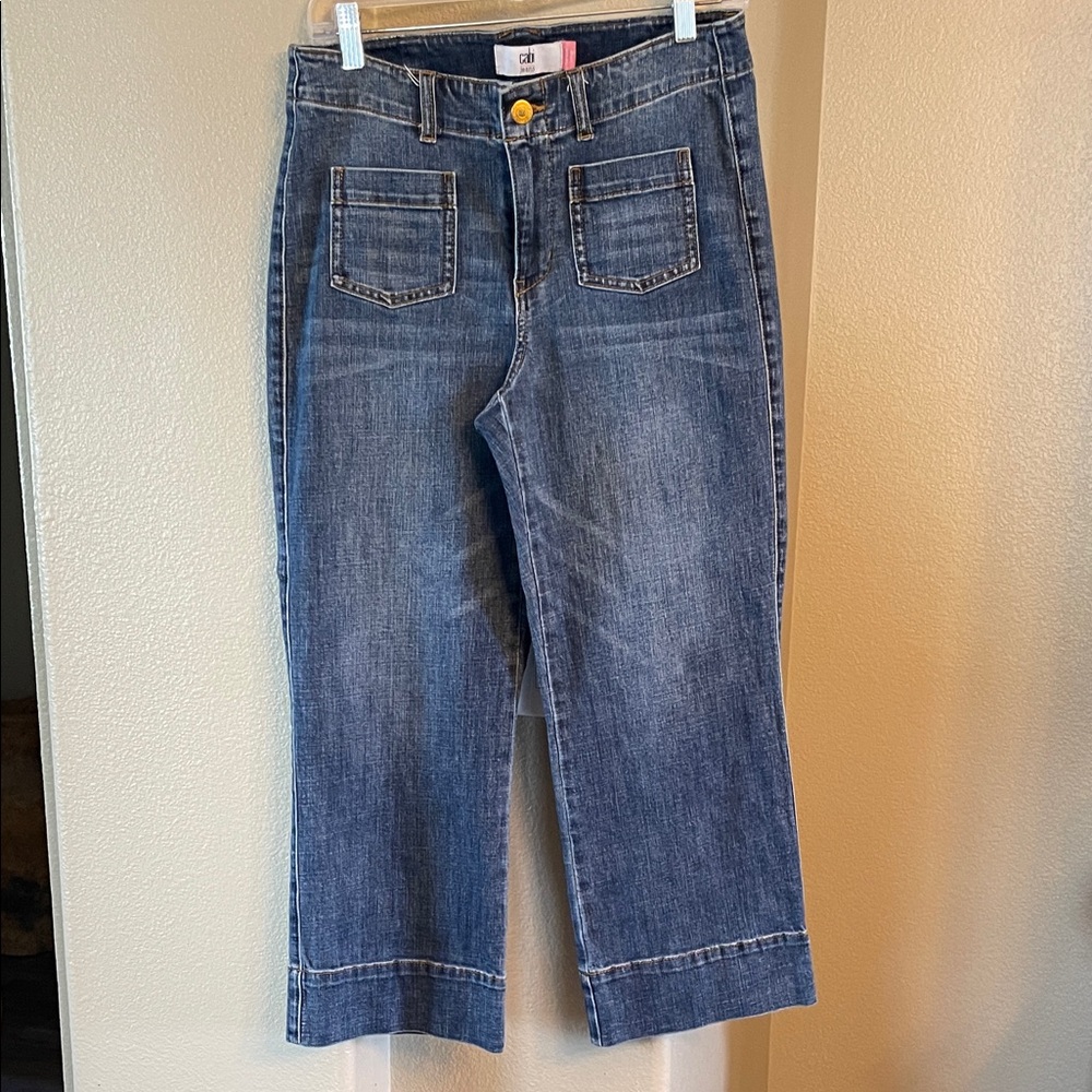 CAbi Blue Cropped Jeans